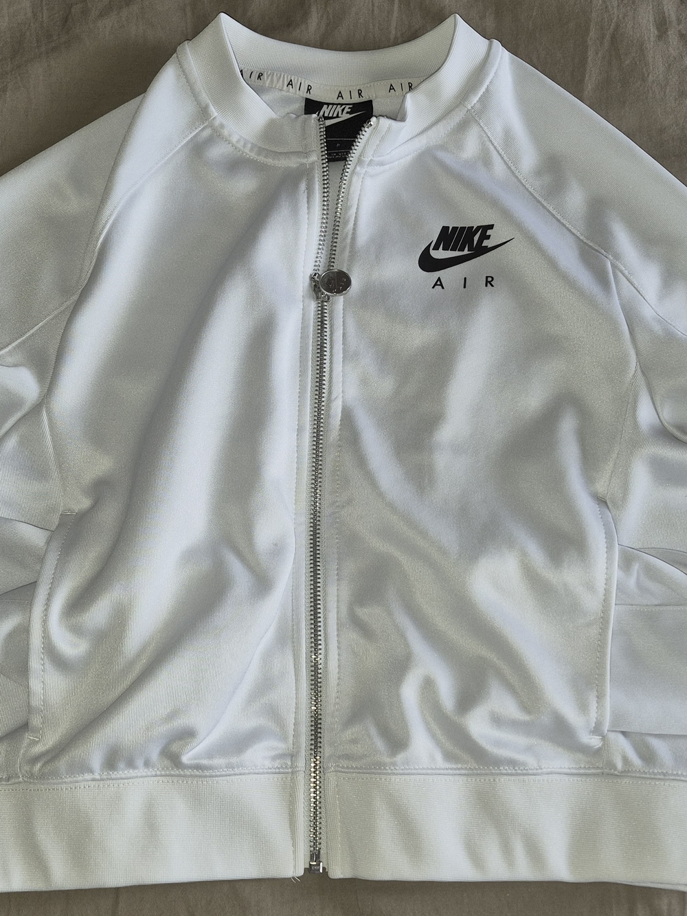 Pre Owned | Nike Air Women's White Full-Zip Track Jacket